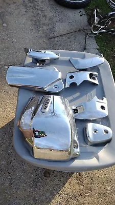 Yamaha V Star 1100 Classic 00-09 Right Left Side Chrome Plastic Cover Fairings • $45