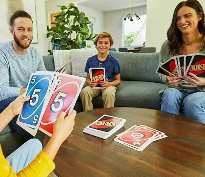 Mattel Games UNO Classic Giant Card Game GPJ46 Family Card Game Oversized Cards • £29.99