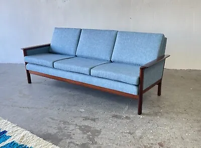 Restored Danish Mid Century Modern Rosewood  Sofa By Westnofa • $3500