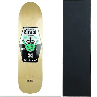 H-Street Skateboard Deck Crabb Corona 8.75  X 32.25  Natural With Grip • $86.95