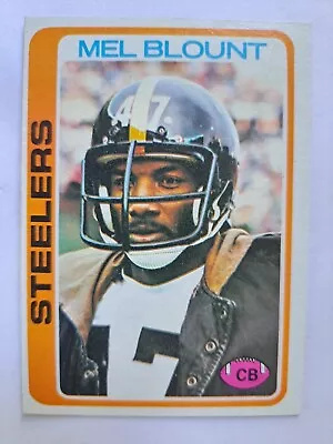 Mel Blount 1978 Topps #475 Pittsburgh Steelers Cornerback NR-MNT COND • $0.99