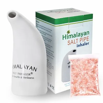 Himalayan Salt Pipe/Inhale Natural  Anti Bacteria Salt CE Certified 100% 2PCS • £10.98