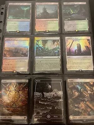 Magic The Gathering Land Bundle Updated Foils / Rares  / Full Art / Token - 18x • £13.99