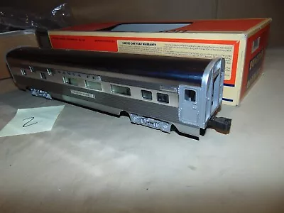 Lionel O 19138 Santa Fe Aluminum Lighted Indian Lake Roomette Passenger Car #2 • $60