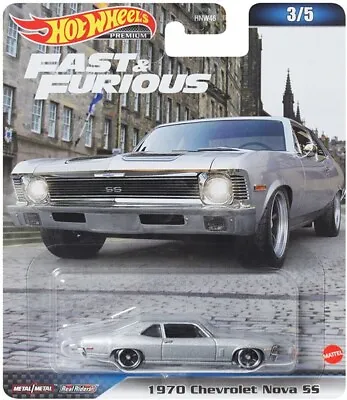 Hot Wheels Fast & Furious 1970 Chevrolet Nova SS 1:64 Metal Diecast Car Model • $10.89