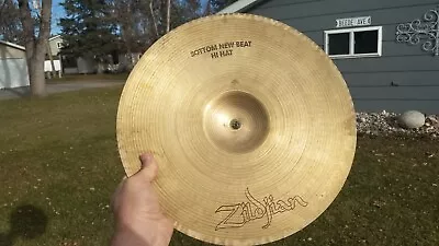 Vintage Bottom New Beat Hi Hat Zildjian Avedis 14  Cymbal • $99.99