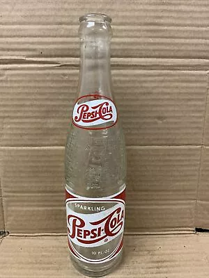 Vintage Pepsi-Cola 10oz Acl Soda Bottle Selma Ala. Alabama 1951 Single Dot 👀 • $12