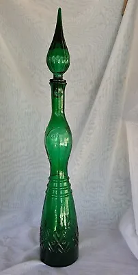 Vimax Green Empoli Italian Genie Bottle  Lady Face  Figural  • $250