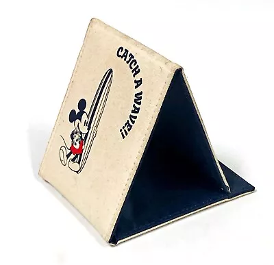 Surf Mickey Mouse Mirror Foldable Disney Catch A Wave Kamakura Limited Canvas • $32.89