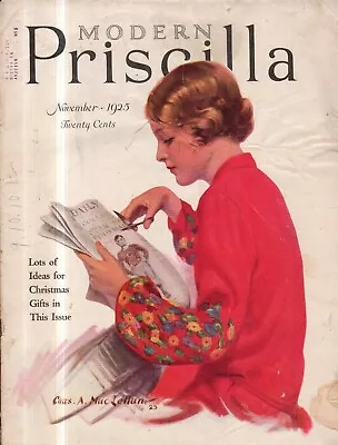 1925 Modern Priscilla November - Making Candy; Batiks; Thanksgiving Turkey; Noah • $29