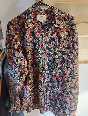 Vintage 100% Silk Shirt For Men • $20