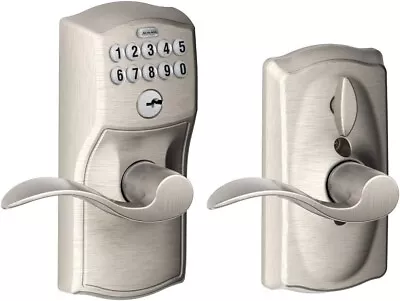 SCHLAGE FE595 CAM 619 ACC Camelot Keypad Entry With Flex Lock & Accent Lever • $67