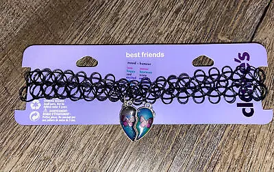 Claire’s Butterfly Mood Color Changing Choker Necklace Bff Best Friends Jewelry  • $14.99