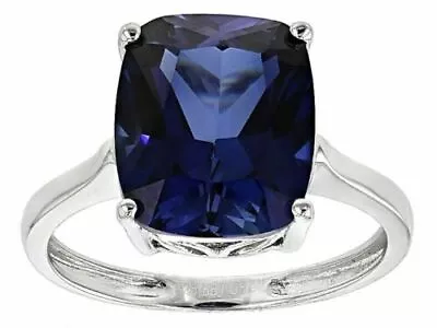 925 Silver Natural Certified 9.25 Ct Blue Sapphire Handmade Solitaire Ring • $60