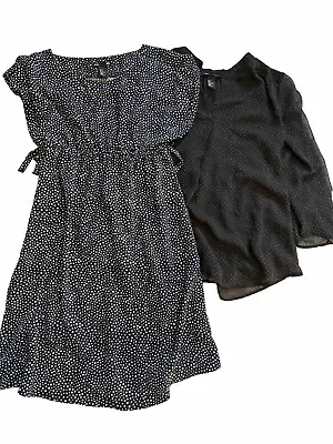 MAMA H&M Lot Maternity Dress & Work Shirt Blouse Size Small S EUC! • $25