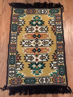 Kilim Moroccan Turkish Indian Afghan Indian Vintage Area Navajo Rug • $32.99