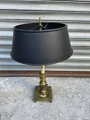 Virginia Metalcrafters Williamsburg Style Brass Robinson Candlestick Lamp • $149