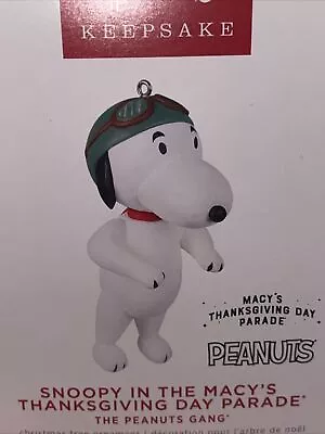 NIB 2022 Hallmark Ornament SNOOPY IN THE MACY’S THANKSGIVING DAY PARADE Balloon • $12.95