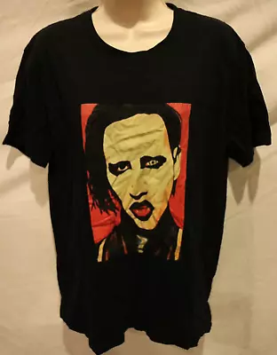 Men's Marilyn Manson Art Face Shirt Size Large • $19.99