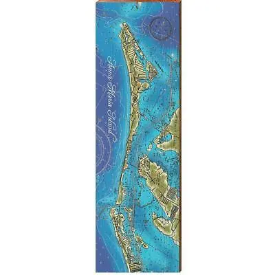 Anna Maria Island Florida Map Wooden Sign | Wall Art Print On Real Wood • $19.95