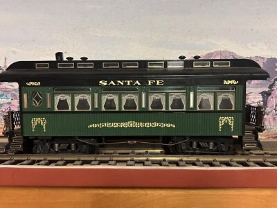 $34.99 • Buy Rea G Scale 31205 Atsf Santa Fe Passenger Observation Car Illuminated Smoke