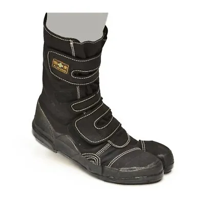 Sokaido Ninja Tabi Shoes Safety Boots Black El Winds VO-80 6-11 24.0cm(US6) New • £71.08