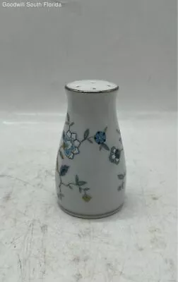 Noritake Blue White Chintz Glossy Round Collectible Salt & Pepper Shaker • $25.99