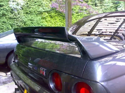 Carbon Fiber Fujimura Style Rear Spoiler Gurney Flap For 1989-1994 R32 Gtr  • $154