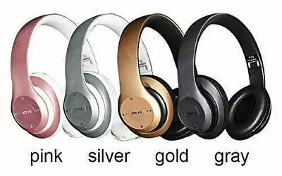 £12.99 • Buy Bluetooth Headphones Wireless Foldable Stereo Earphones Super Bass Headset Mic