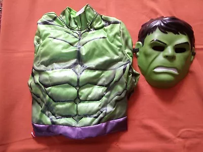 Kids Incredible Hulk Costume & Mask Age 8/10 Years • £4.50