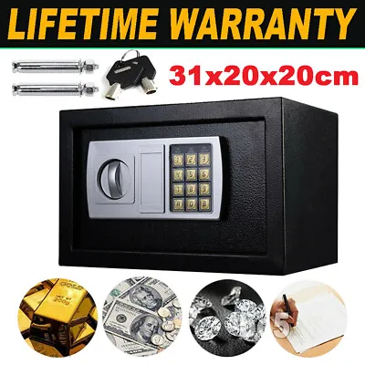 £36.70 • Buy 8.5L Wall Floor Mounted Security Safe Money Cash Deposit Box Office Home Safety