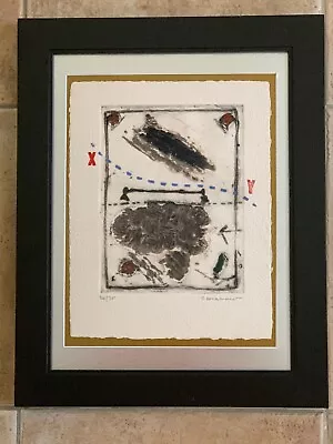 James Coignard Hand Signed/Numbered Carborundum Etching; Matted & Framed • $750