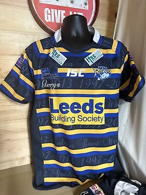 £58 • Buy Leeds Rhinos Kevin Sinfield  Golden Boot” Rugby League Shirt XL