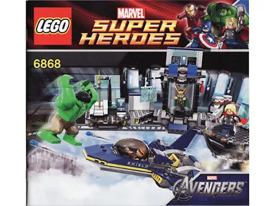 LEGO 6868 Instruction Booklet ONLY From Hulk Helicarrier Breakout NEW • $23.84