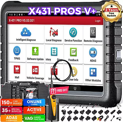 2024 LAUNCH X431 V PRO Elite Car Diagnostic Scanner Key Coding Bidirectional BT • $709