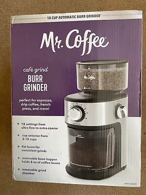 Coffee Grinder Mr. Coffee BVMC-BMG25 18-Cup Automatic Burr Grinder - Brand New!! • $35