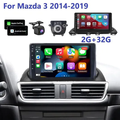 For Mazda 3 2014-2019 Apple Carplay Car Stereo Radio Android 12 GPS WIFI 2G+32G • $125.99