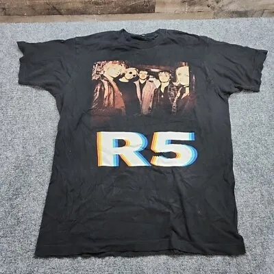 R5 New Addictions Tour 2017-18 Band T-shirt Large Black • $24.99