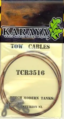 Karaya Models 1/35 METAL TOW CABLES Modern Dutch Tanks • $5.99