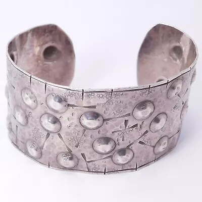 Rare Early Ed Levin Handmade Sterling Silver Cuff Bracelet  • $225