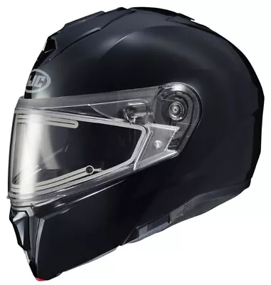 HJC I90 Solid Snow Helmet W/Heated Electric Shield Black • $319.99