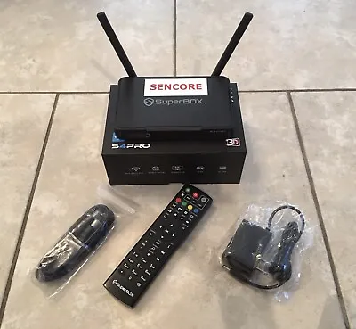 2000 Channels 4000+ Movies SENCORE S4 PRO Media Player W/Bluetooth Voice Comand • $395