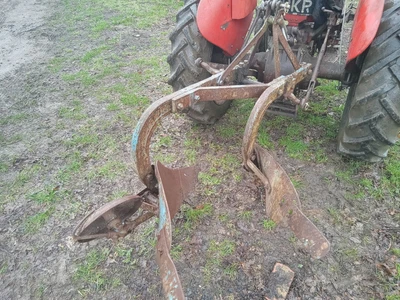 £240 • Buy Ferguson 2 Furrow Plough. Semi Digger Mouldboards. Vintage. Ornament. Pub Garden