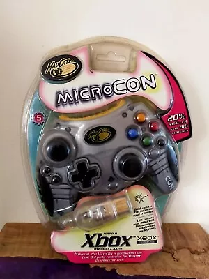 Madcatz Macro Microcon Original Xbox Silver Controller Wired Model Unopened • $45