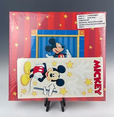 Disney Mickey Mouse  Photo Album With Stickers Sealed New • $15