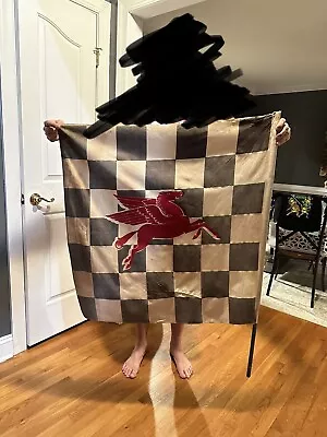 Mobil Pegasus Checkered Flag • $350