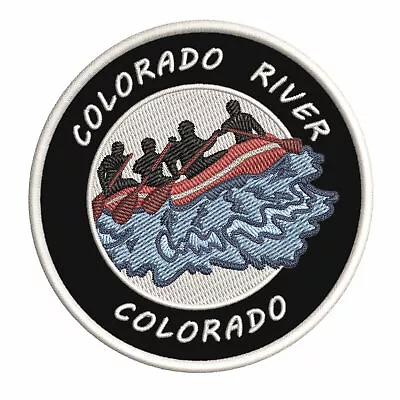 Colorado River Colorado Patch Embroidered Iron-On Applique Water Rafting • $5.50