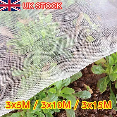Garden Protect Netting Vegetable Crop Plant Fine Mesh Bird Insect Protection Net • £5.98