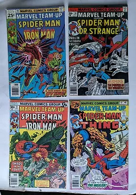 Marvel Team-Up Book Lot  - Iron Man - Dr. Strange - The Thing - Marvel Comics  • $7.25