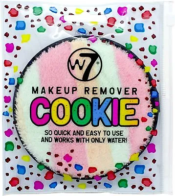 W7 Makeup Remover Cookie - Reusable Cleansing Pad - Eco-Friendly Soap Free Ski • £5.99